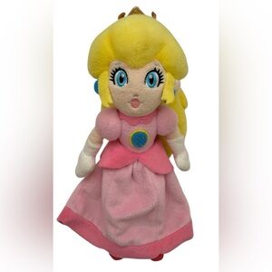 Princess Peach plush toy from the Super Mario
